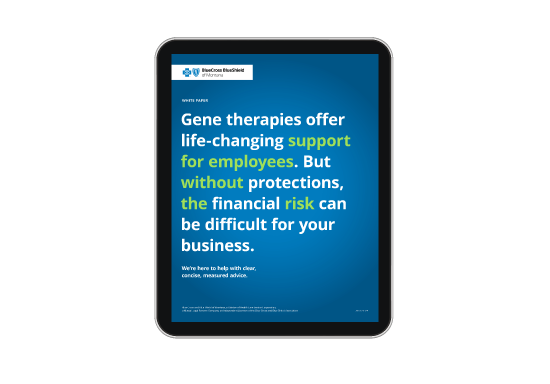 Gene therapy white paper cover image